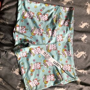 IAB MFG cat unicorn shorts